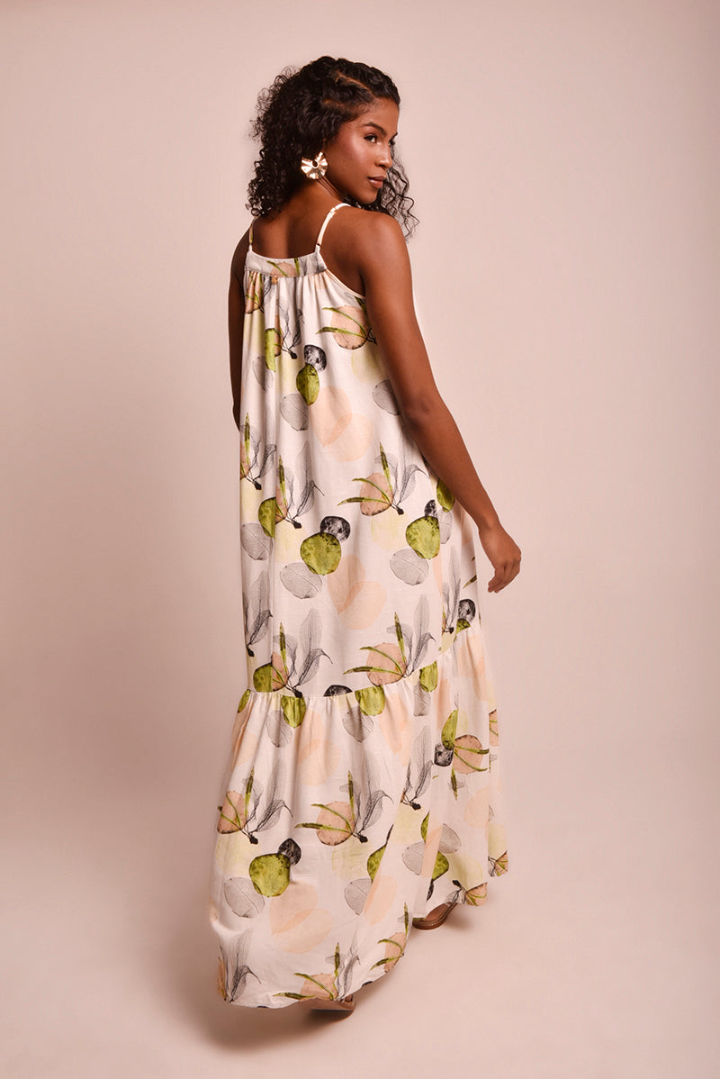 Vestido Lari Champanhe