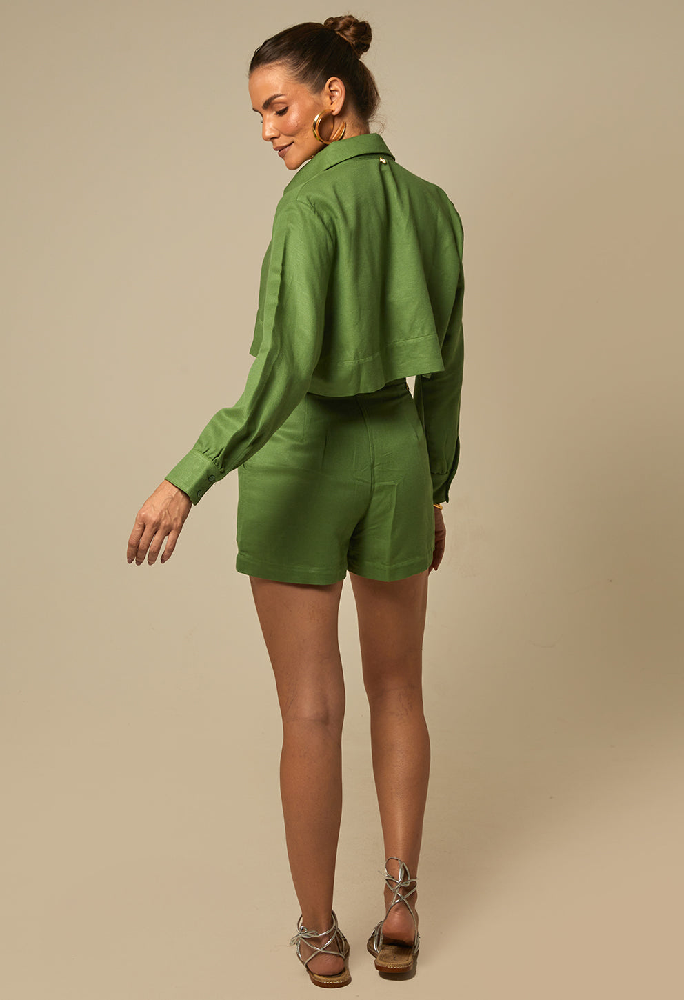 Cropped Carol Pistache