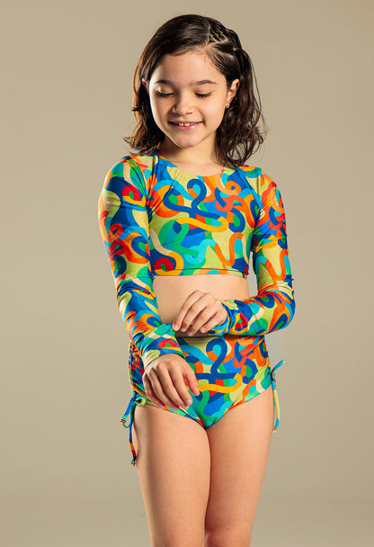 Biquíni Valentina Infantil Parque de Diversão