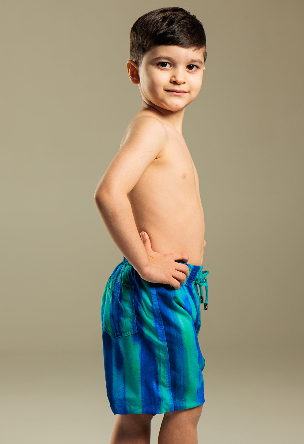 Bermuda Beach Elast Infantil Boreal