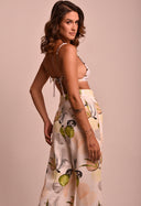 Calça Pantalona Malu Champanhe