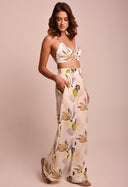 Calça Pantalona Malu Champanhe