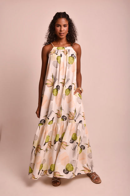 Vestido Lari Champanhe