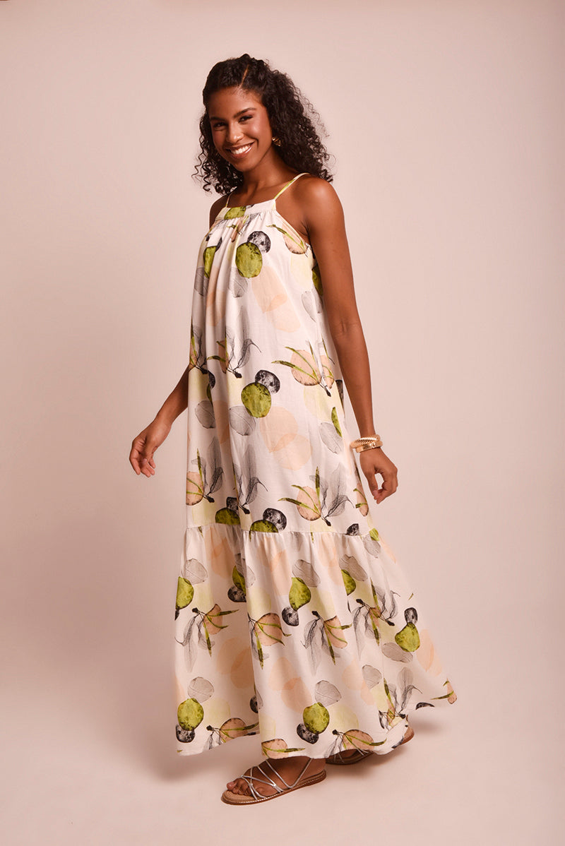 Vestido Lari Champanhe