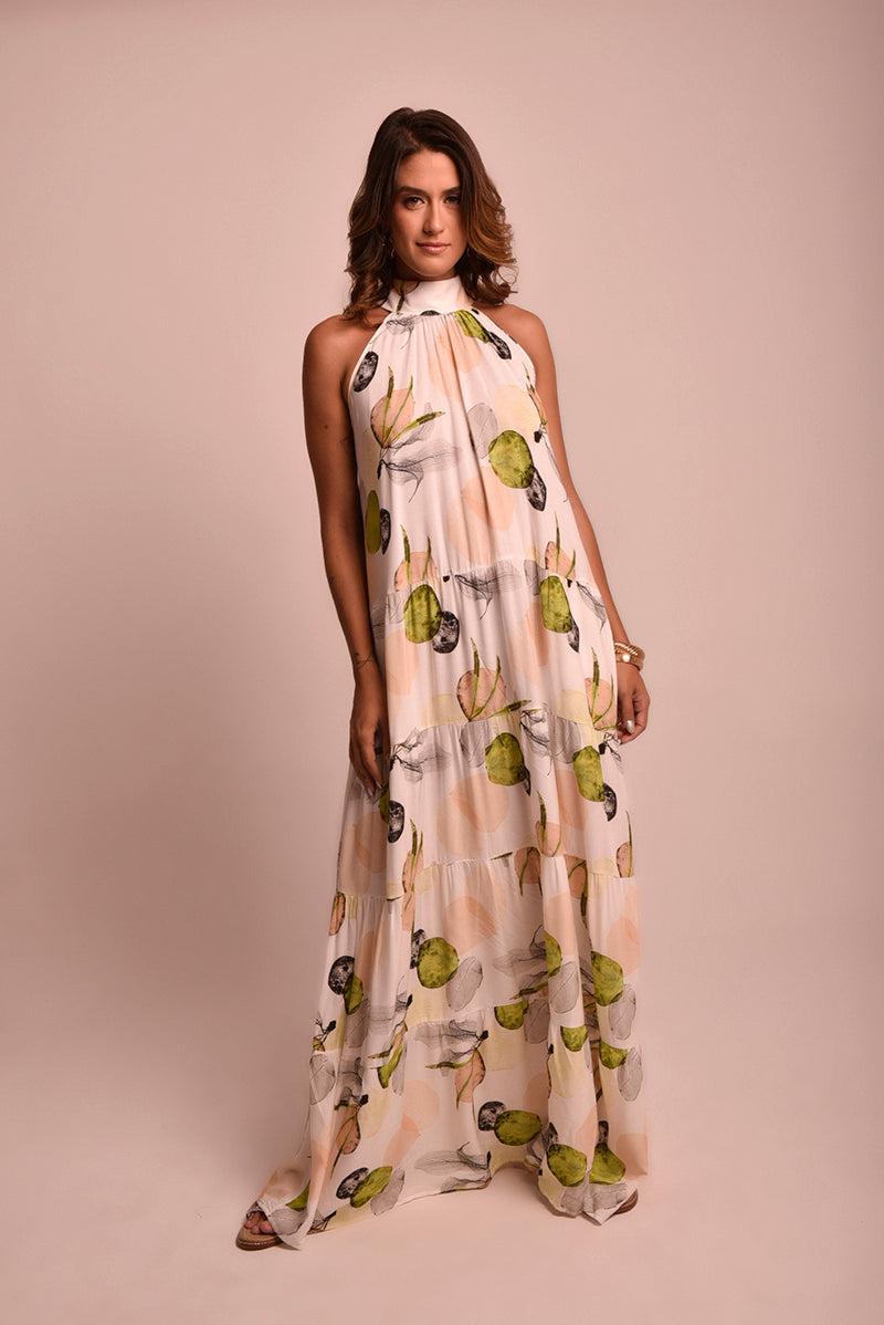 Vestido New Jasmin Champanhe