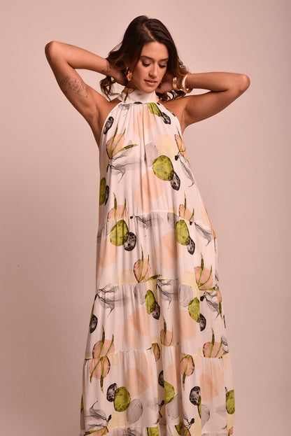 Vestido New Jasmin Champanhe