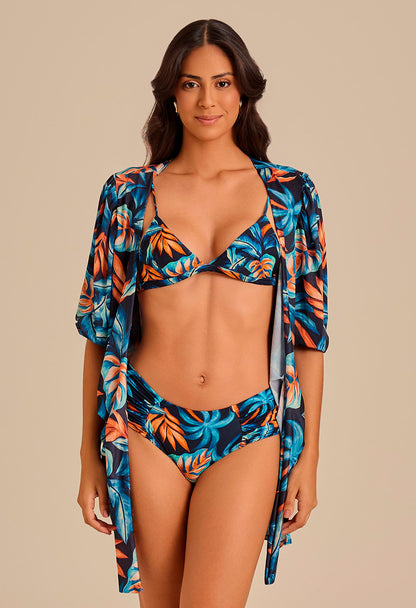 Kafta Curta Com Nó Malha Blues