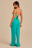 Calça Pantalona Lorena Azulejo