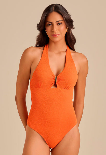 Body Frente Única Com Avi Doce Tangerina