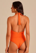 Body Frente Única Com Avi Doce Tangerina