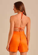 Short Mila Doce Tangerina