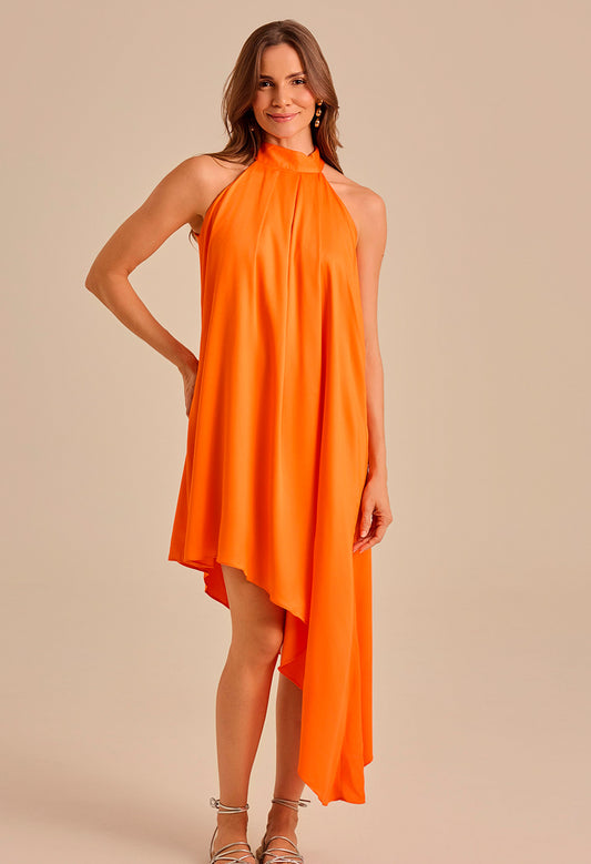 Vestido Jane Doce Tangerina