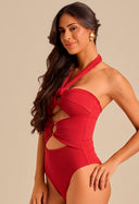 Body Noeli Com Argola Cereja