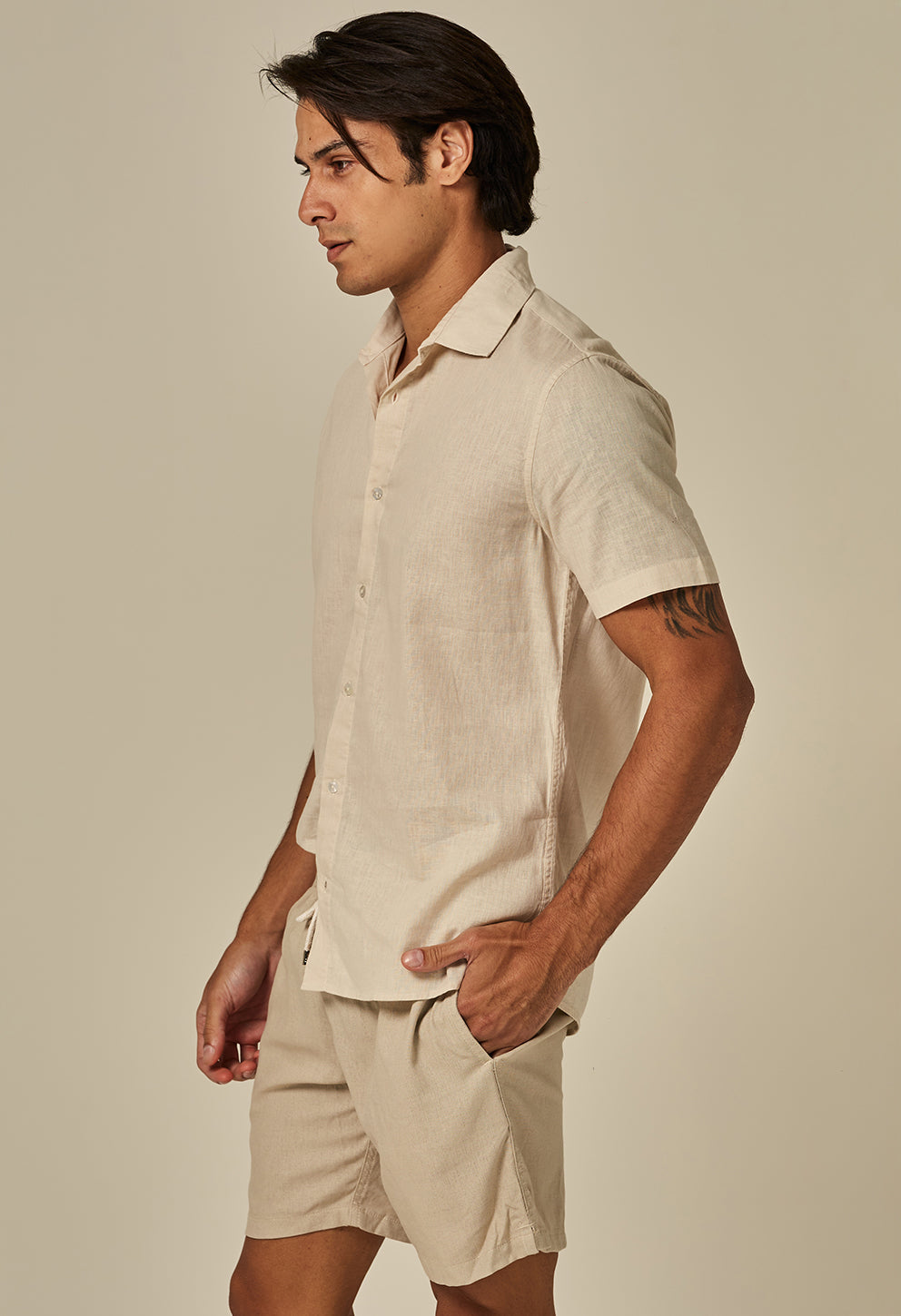 Bermuda Casual Linho Chino New