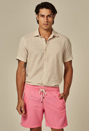 Bermuda Casual Linho Pink dream