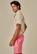 Bermuda Casual Linho Pink dream