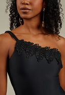 Body Ombre Com Guipir Preto