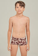 Sunga Short Infantil Raízes Marrom