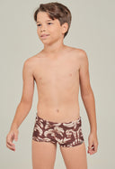 Sunga Short Infantil Raízes Marrom