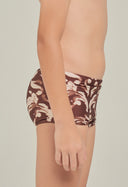 Sunga Short Infantil Raízes Marrom