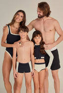 Sunga Duo Infantil Preto/Off PG