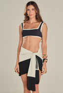 Top Mari Duo Preto/Off PG