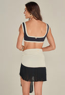 Top Mari Duo Preto/Off PG