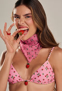 Top Anne Com Avi Morango Dolce Vita