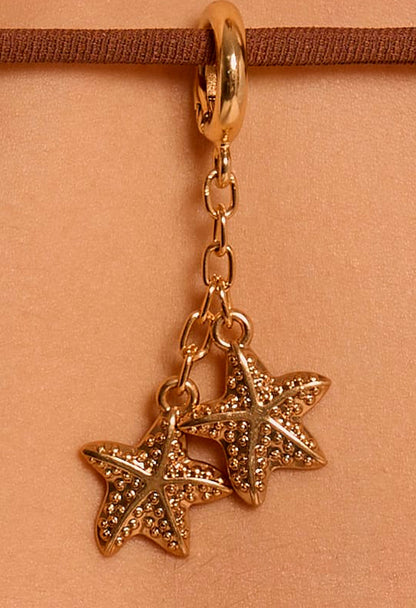 Pingente Estrela do Mar Dourado