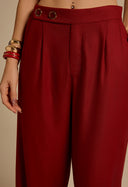 Calça Pantalona Brena Cereja