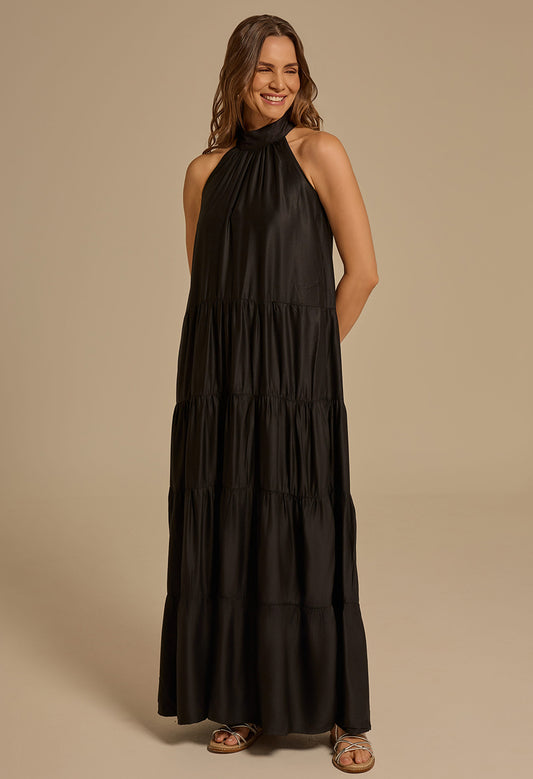 Vestido New Jasmin Mlv Preto
