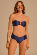 Top Noeli Com Argola Marinho