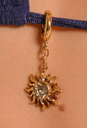 Pingente Solar Dourado