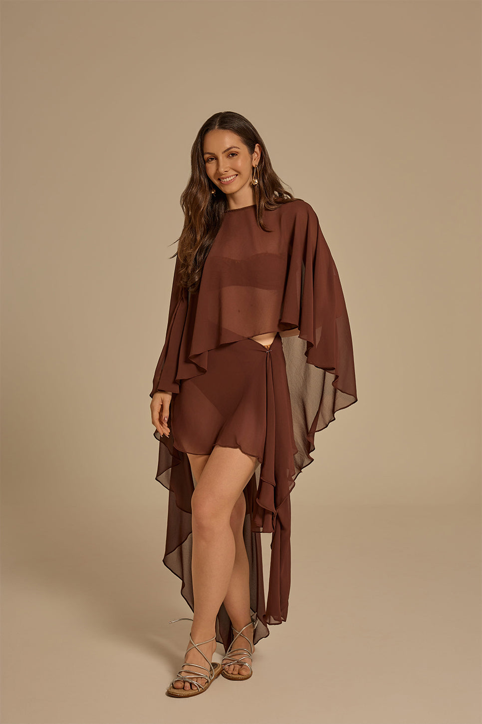 Blusa Eleonora Mg Trama de Verão