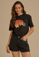 Short Jeans Mini Basic Preto