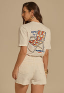 Short Jeans Mini Basic Off White