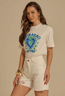 Bermuda Jeans Basic Branco