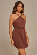 Vestido Jessica Com Cinto Cacau