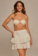 Saia Duda Com Guipir Mlv Off White