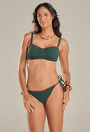 Top Evelin Com Crochê Cne Verde FAF