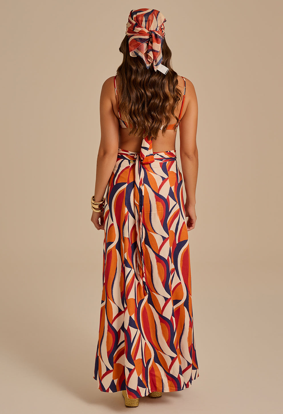 Saia Longa Transpassada Samba De Verão