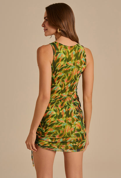 Vestido Clívia Com Forro Baianá