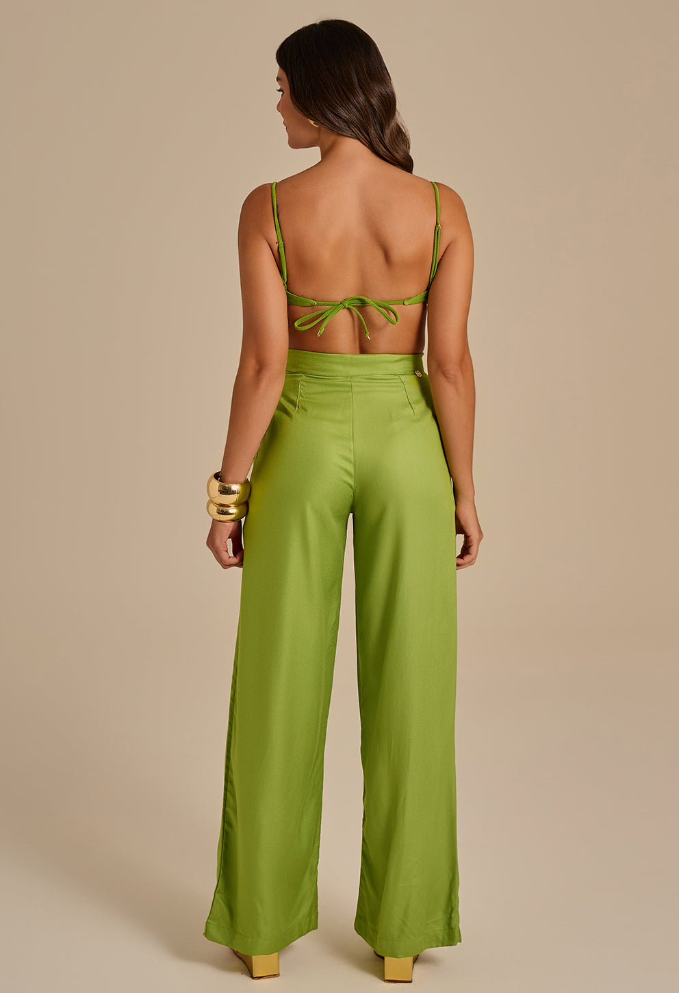 Calça Pantalona Brena Ponta Verde