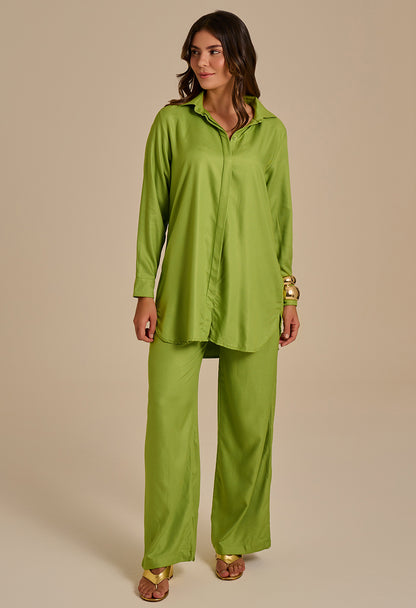 Chemise Jaque Ponta Verde