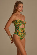 Body Dália Com Folha Baianá