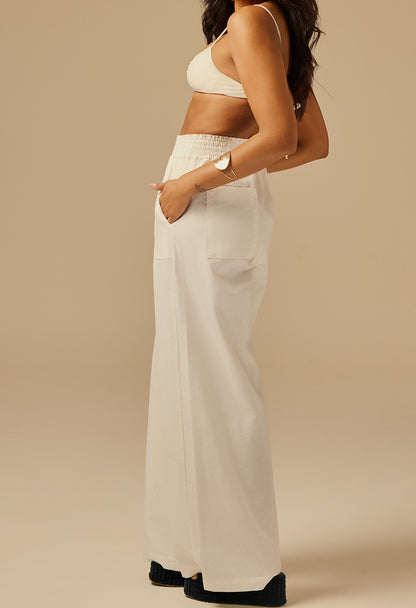 Calça Pantalona Bruna PN Off White