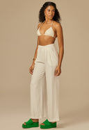 Calça Pantalona Búzios MD Off White