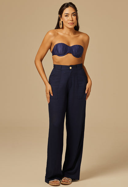 Calça Pantalona Ursula PG Marinho