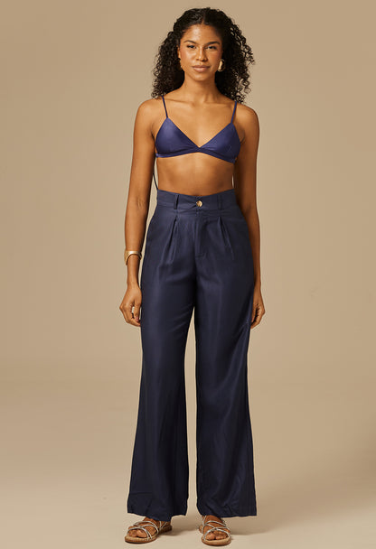 Calça Pantalona Social MD Marinho