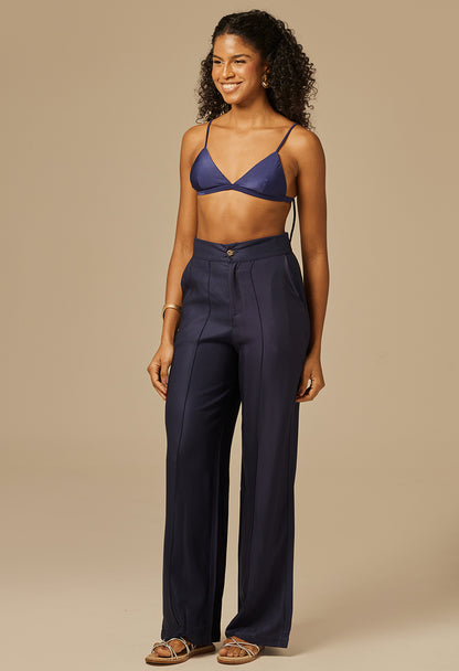 Calça Pantalona Thabata MD Marinho